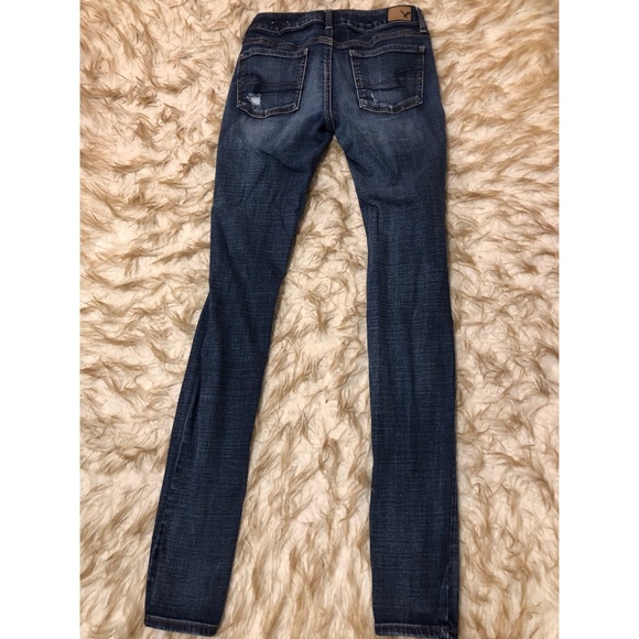 Distressed American Eagle Jeggings - Picture 2 of 4